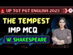 🔴The Tempest Mcq -William Shakespeare
