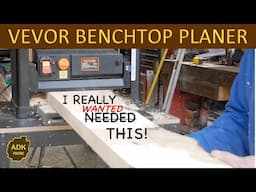 Benchtop Planer by VEVOR | Honest Set-up & First Try Review!
