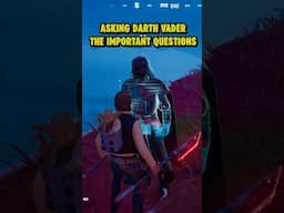 Asking Darth Vader the important questions