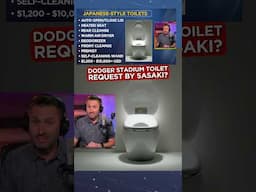 What are Japanese-style toilets requested by Roki Sasaki of Dodgers? #mlb #baseball #dodger
