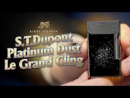 The First-Ever Platinum Dust Le Grand Cling Lighter by S.T. Dupont: A Kirby Allison Exclusive!