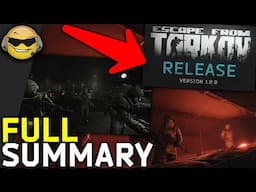TARKOV 1.0!! Escape From Tarkov Release CONFIRMED!! TarkovTV Summary // Tarkov News