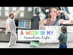 WEEK IN MY TEACHER LIFE | halara haul, last FULL week of school
