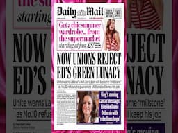 Now unions reject Ed's green lunacy #uknews