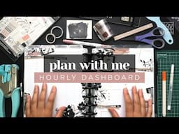 PLAN WITH ME :: Hourly Dashboard Layout Weekly Setup in a Classic Happy Planner :: Photo Florals