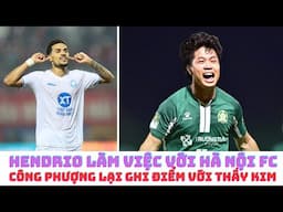 Hendrio làm việc với Hà Nội FC - Công Phượng và HLV Kim Sang Sik