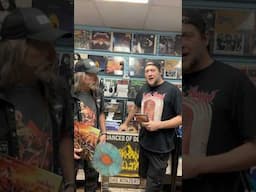 Metal Vinyl Record Drop (literally!) #heavymetal #vinyl #metalhead