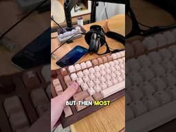 Coffee Keyboard Surprise 😮 #customkeyboard #keyboard #coffee