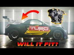 We're putting a gigantic engine in my MR2 and it's already going horribly