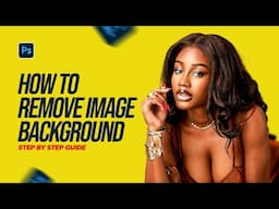 How To Remove Image Background In Photoshop