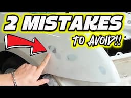 How to Fix Small Dents in a Quarter Panel & Bumper Cover | 2 Big Beginner Mistakes to Avoid