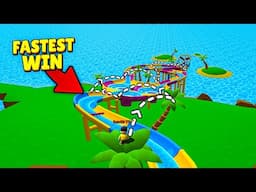 🔥Fastest Win! In Stumble Guys🔥 | New Trick In Block Dash Map Stumble Guys