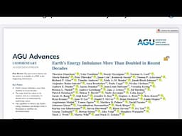 57 scientists (@46 institution’s) co-author 4 page paper ignoring almost all James Hansen’s EEI Work