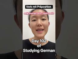 2025 Serious Activity: Seriously Learning German! The Day 102. #depends #on #verb #ankommen #weather