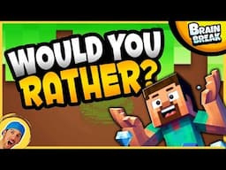 Minecraft Brain Break | Freeze Dance Fun | Brain Breaks for Kids
