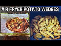 Crispy Frozen Potato Wedges in Air Fryer 🍟 Ready in 15 Min! Easy & Delicious Recipe