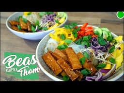 Glasnudelsalat mit Tofu 🥗 mit viel Geschmack | Fantakuchen modern