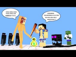 Tung tung tung sahur vs herobrine : ENDERMAN SAD STORY - Monster Animation