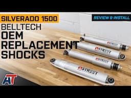 1999-2006 Silverado 1500 Belltech Street Performance OEM Stock Replacement Shocks Review & Install