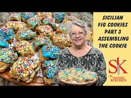 SICILIAN FIG COOKIES - PART 3 - ASSEMBLING THE COOKIES / FULL  INSTRUCTIONS / FRANK DAVIS RECIPE