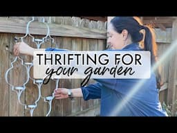 Decorate & Garden On A Budget | Thrift Shopping For Outdoor Decor
