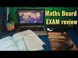My 'Maths Board Exam' experience 🔥 | Honest review |