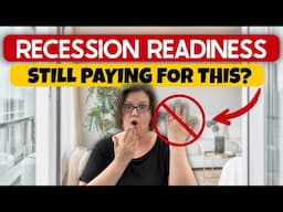 10 “OVERINDULGENT” Expenses to Cut Before the Recession Hits