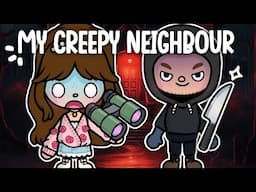 My *CREEPY* Neighbour 💔🥷 || *WITH VOICE* 🎙️|| Toca Boca TikTok Roleplay 🩵🌈