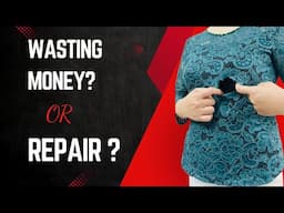 ✅ Wasting Money? Learn 5 Clothing Fixes (How to Sew and Repair Fast!)