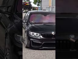 Crazy Black BMW M3 F80 BURNOUT! 😱