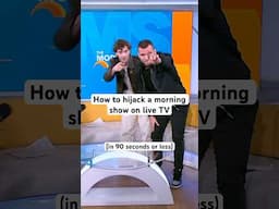 How to hijack a morning show on live TV (in 90 seconds or less) #livetv #prank #morningshow #comedy