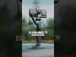 The DJI Osmo Mobile 7P makes filming yourself super easy #OsmoMobile7P #Phonegimbal #DJIMOBILESERIES