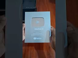 Unboxing With Satisfying Youtube Silver Play Botton l All because of your support, Thank you