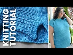 Knit a Simple Summer Tee [BEGINNER TUTORIAL]