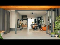 A Family’s Monochrome Open-Concept Home with Colour Accents | Singapore