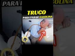 Truco para pasar gasolina #auto #tutorial #tips