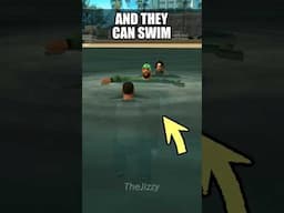 What Happens If NPCs Go SWIMMING in GTA San Andreas? 🏊 #gta #gtasanandreas #secrets