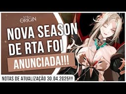 SKIN PRO RTA INESPERADA??? NOTAS DE ATUALIZAÇÃO 30/04/2025 - EPIC SEVEN: ORIGIN