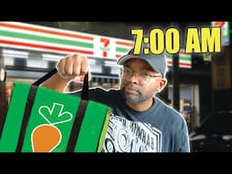 7 AM INSTACART MORNING SHIFT IS IT WORTH IT? | DOORDASH + UBEREATS + SPARK