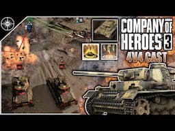 The Battlefield Belongs to the Panzer III | 4V4 Black Gold | CoH3 Cast 2.0 #20