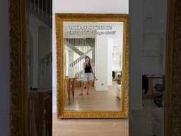 Don't hate me... I'm painting this 7 ft vintage mirror! 🪞✨ #thriftwithme thriftflip #diy