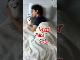 Faking sick to miss school…