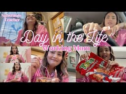 A Day in the Life of a Working Mom & Substitute Teacher 🎀✏️🖇️
