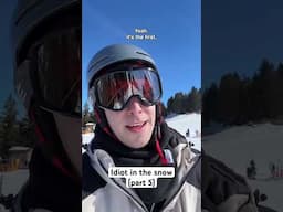 learning to ski from scratch (part 5) #ski #mayrhofen #idiot