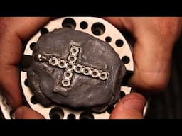 Watch This Cross Get Covered in Diamonds!