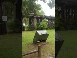 This Old Train Bridge is Amazing! #history #trains #trainbridge #train #tennessee #rafting