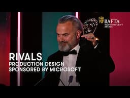 "I love Rivals!" - Dominic Hyman wins Production Design for Rivals | BAFTA TV Craft Awards 2025