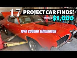 17 Affordable Classic Cars starting at just $1,000!