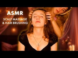 ASMR Tingly Scalp Massage and Soothing Hair Brushing Sounds for Relaxation, Positive Affirmations 🌙