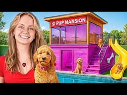I BUILT a DREAM Dog House! Puppy Mansion!